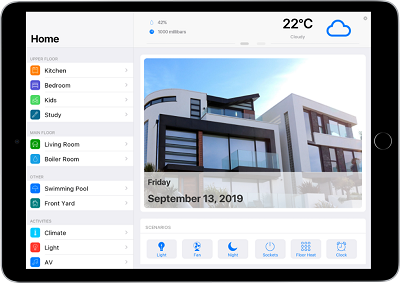 iRidium interface-ios13-w